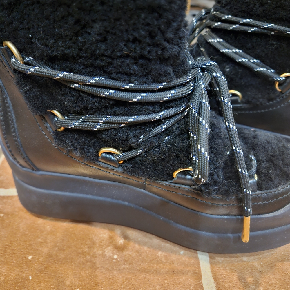 Tory Burch Black Ankle Booties - Picture 5 of 6